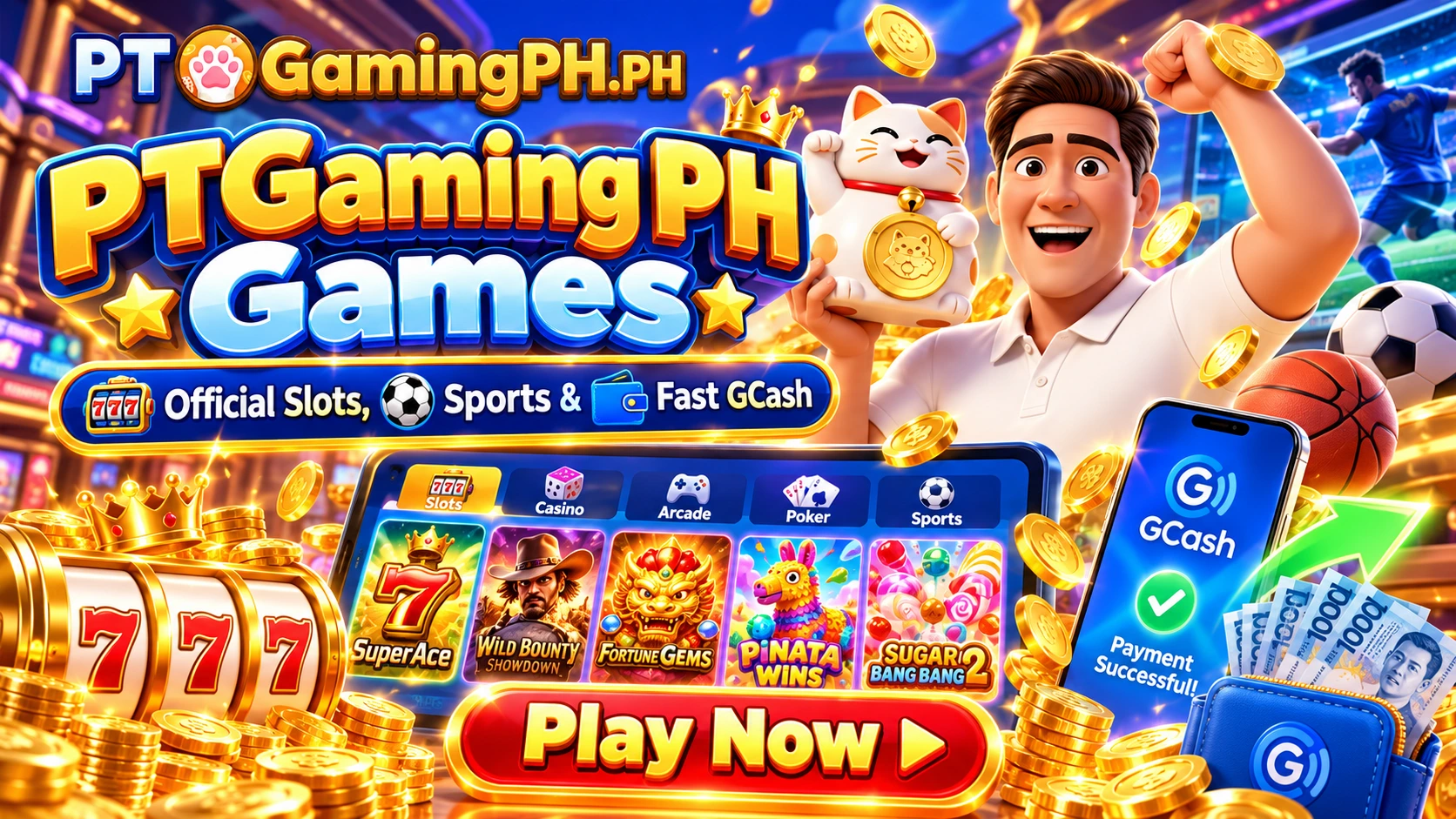 PTGaming PH Games: Official Slots, Sports & Fast GCash