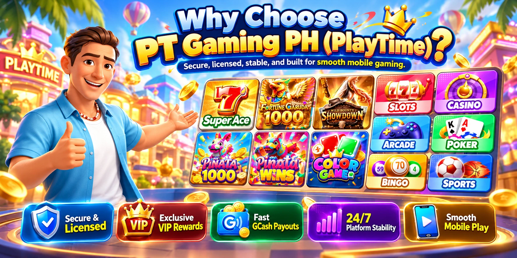 Why Choose PT Gaming PH (PTGaming) Formerly PlayTime Online Casino